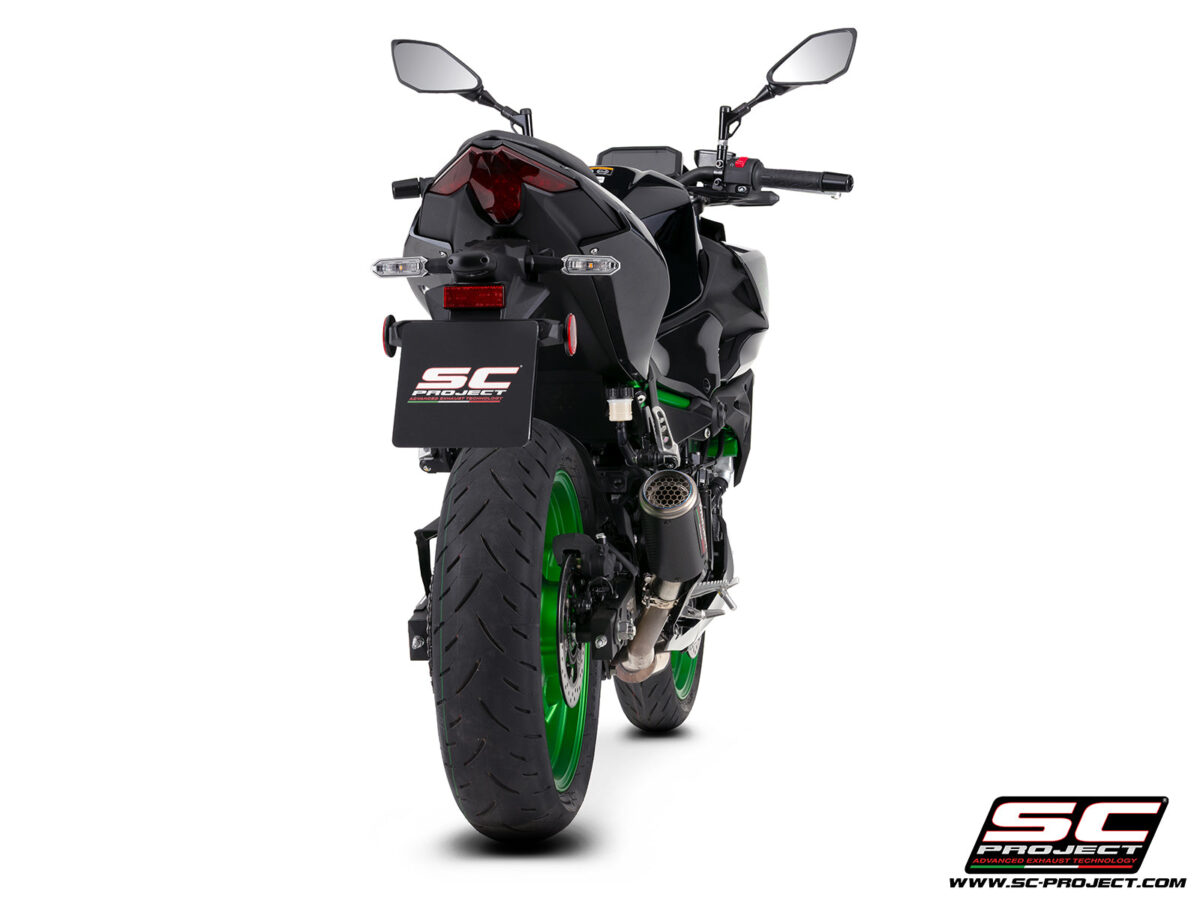 0040765_cr-t-carbon-fibre-exhaust-with-stoneguard-grid 0040765_cr-t-carbon-fibre-exhaust-with-stoneguard-grid