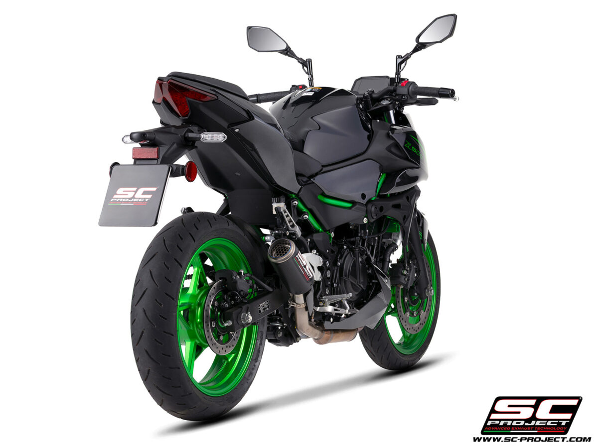 0040766_cr-t-carbon-fibre-exhaust-with-stoneguard-grid 0040766_cr-t-carbon-fibre-exhaust-with-stoneguard-grid